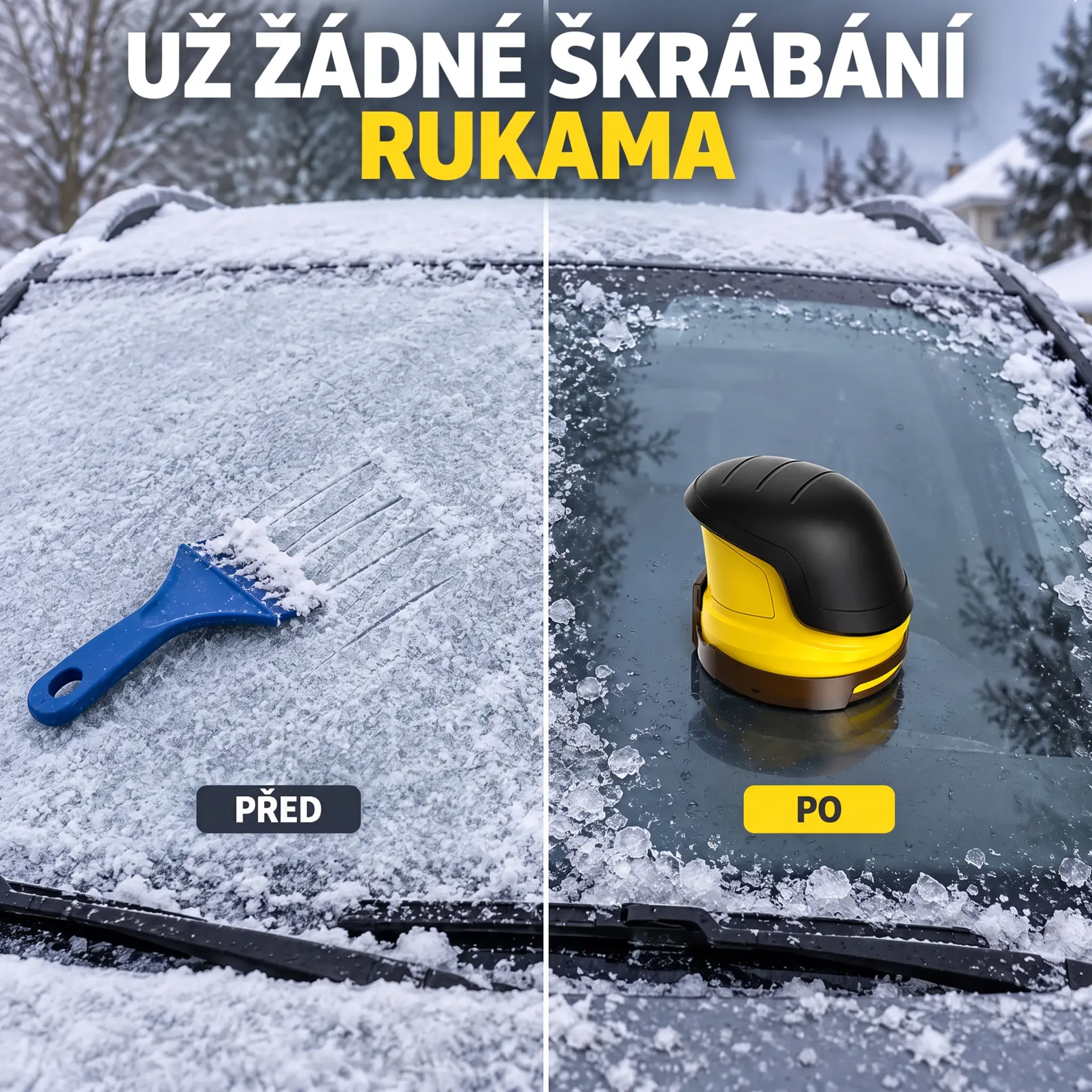 Frost Spin – před a po